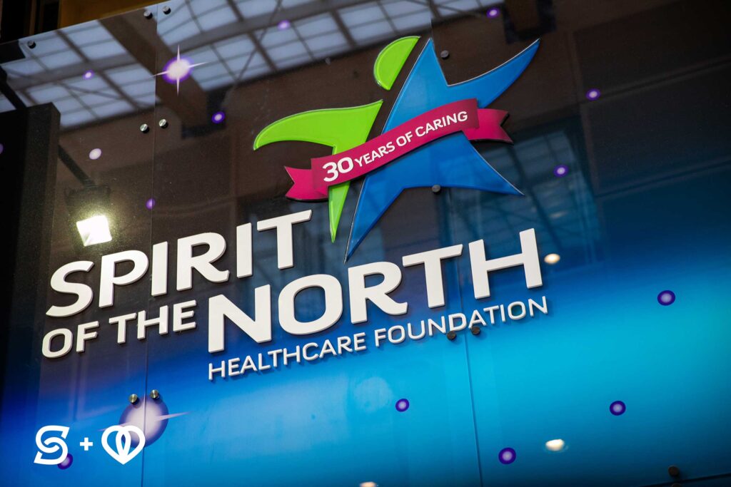 Spirit of the North Healthcare Foundation wall decal