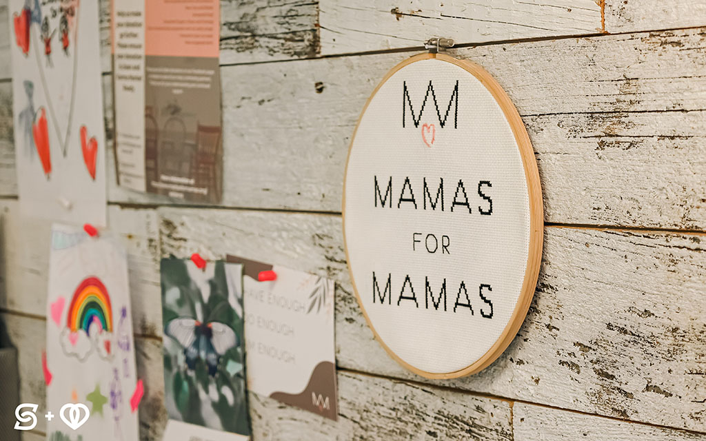 Mamas for Mamas wall sign